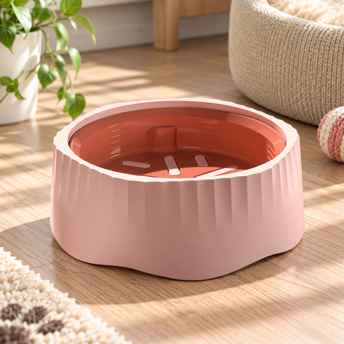 2-in-1 Slow Feeder Pet Bowl