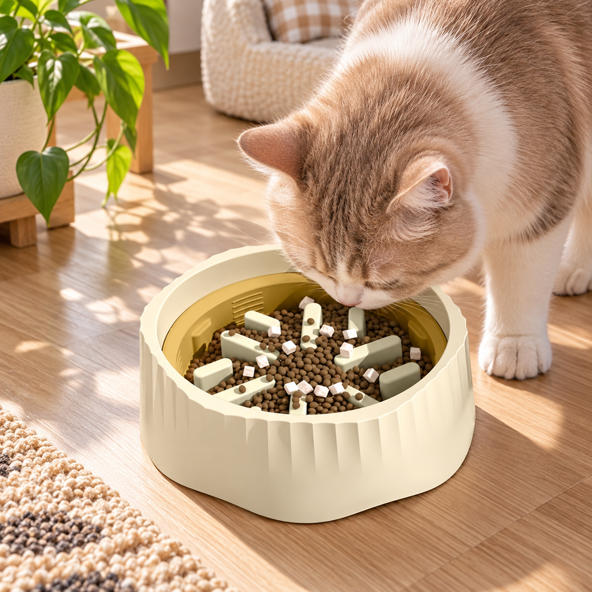 2-in-1 Slow Feeder Pet Bowl