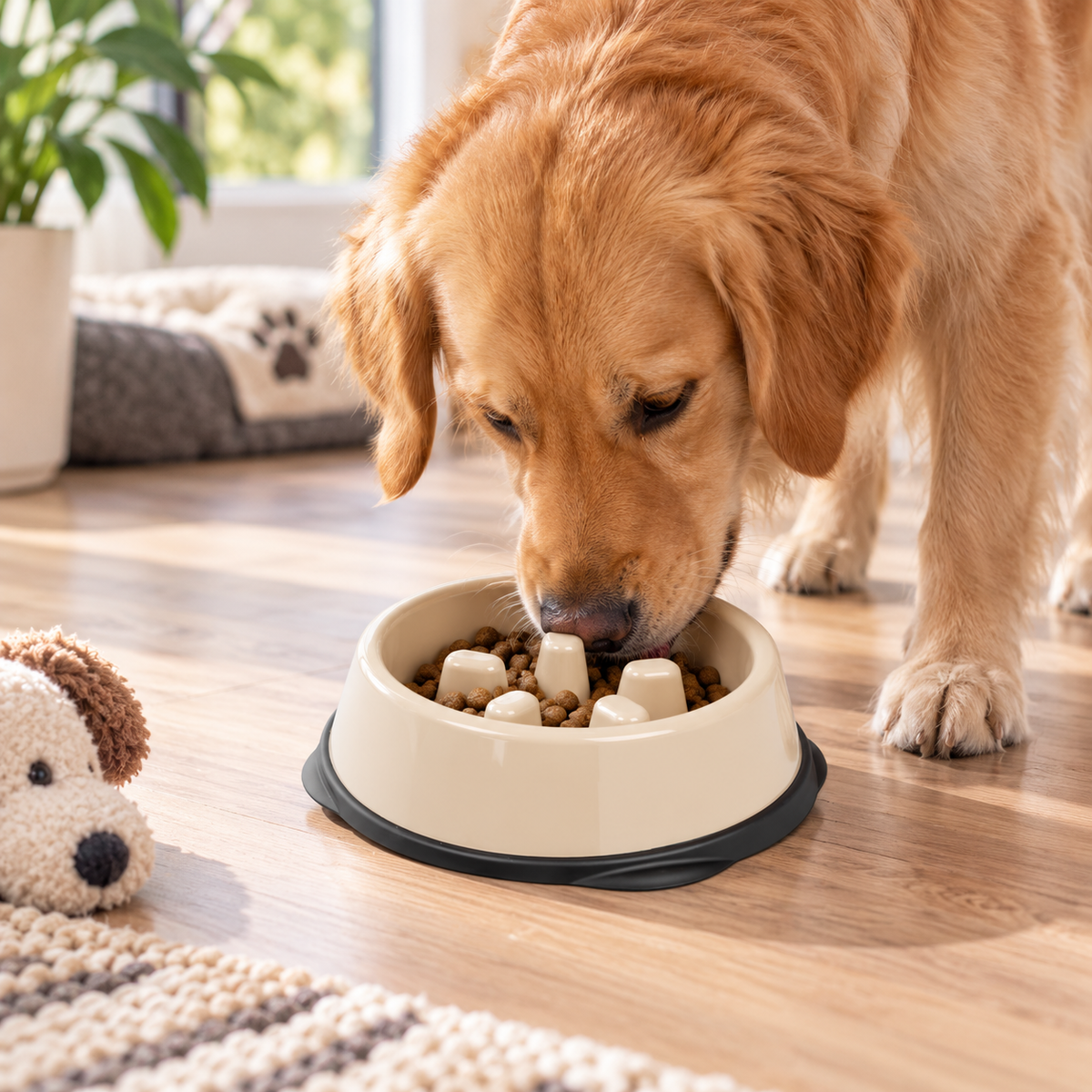 Interactive Slow Feeder Dog Bowl