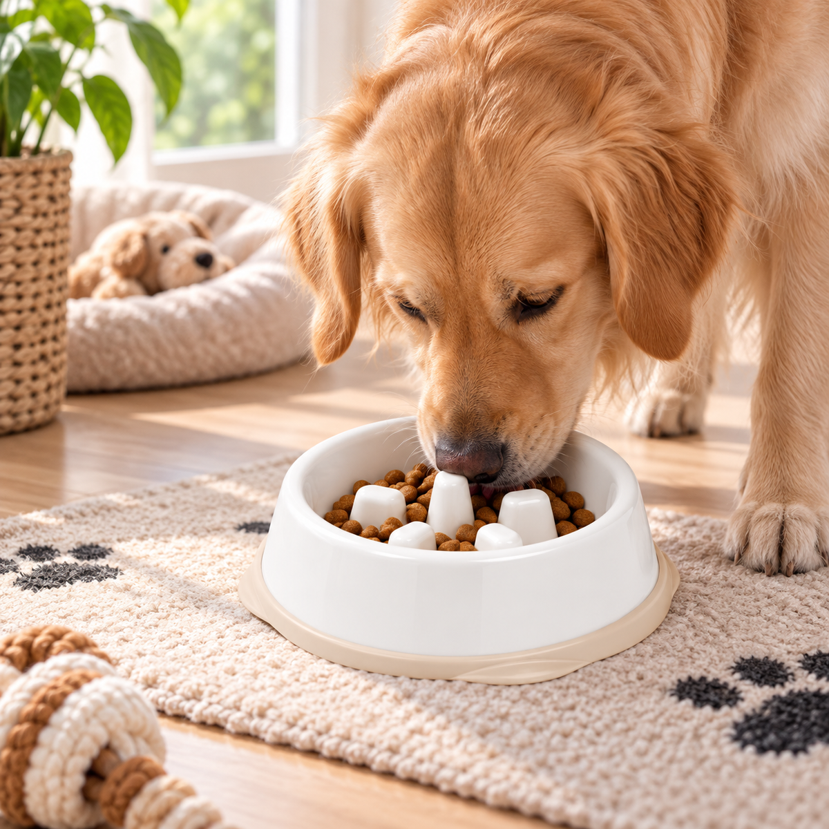 Interactive Slow Feeder Dog Bowl
