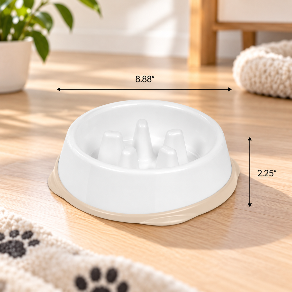 Interactive Slow Feeder Dog Bowl