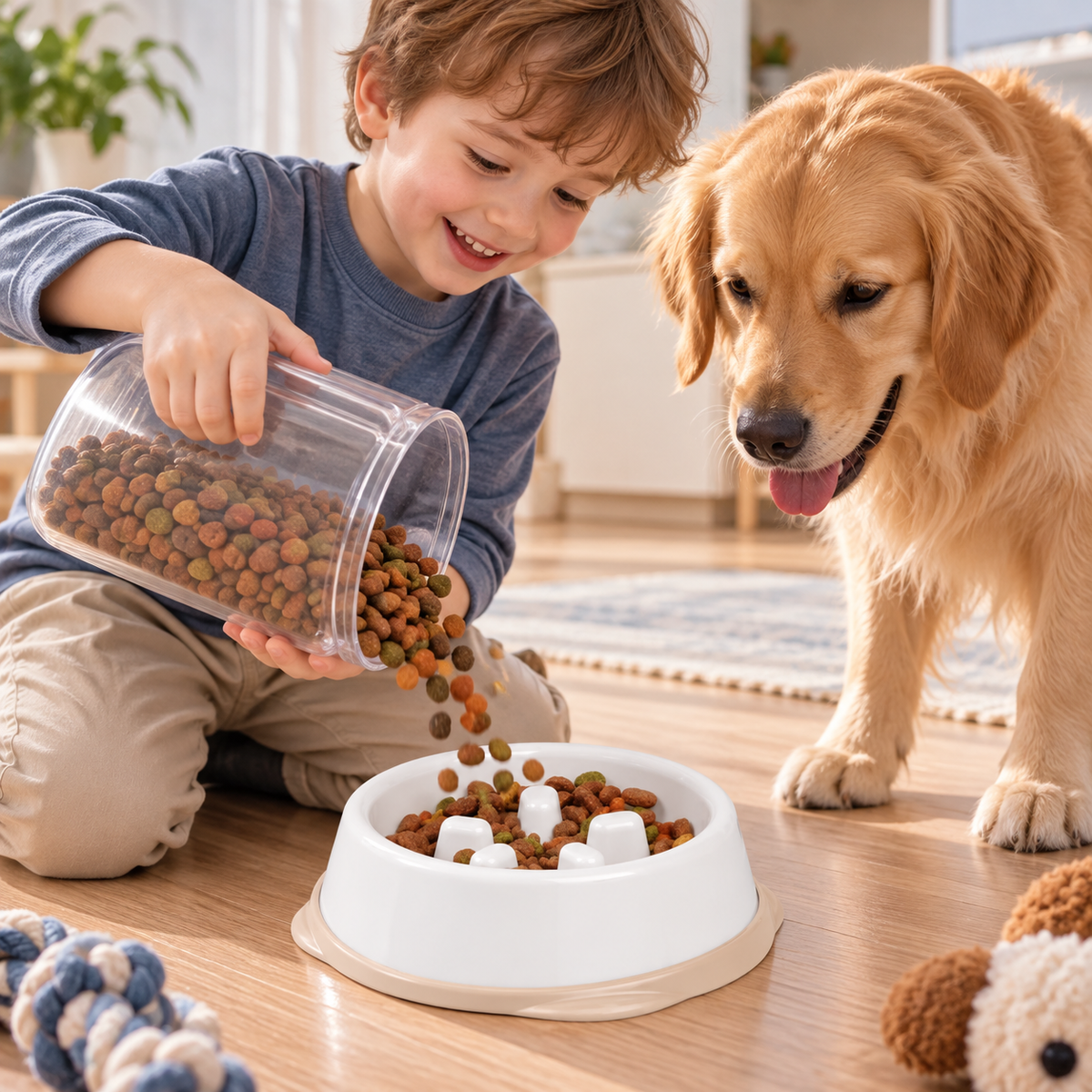 Interactive Slow Feeder Dog Bowl