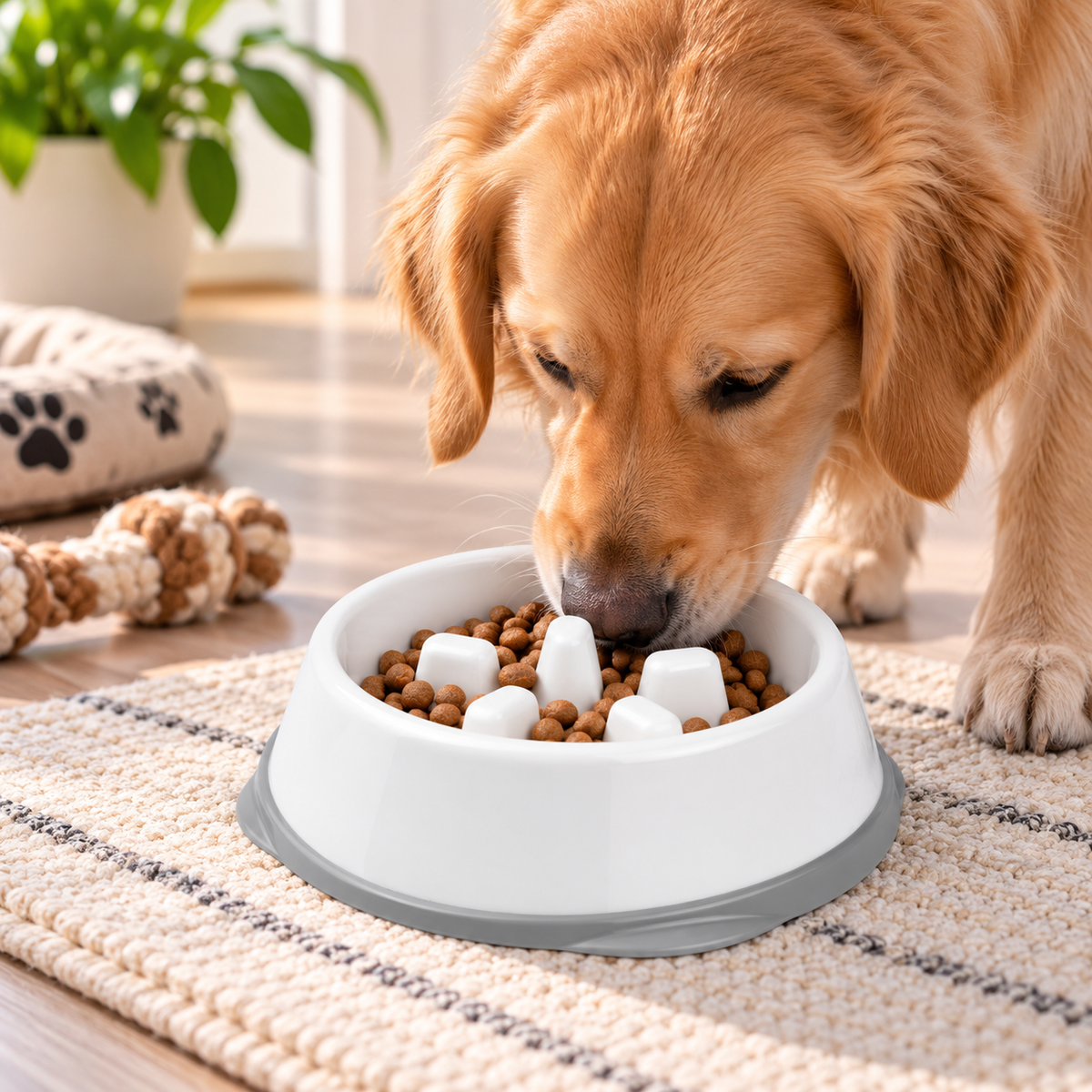 Interactive Slow Feeder Dog Bowl