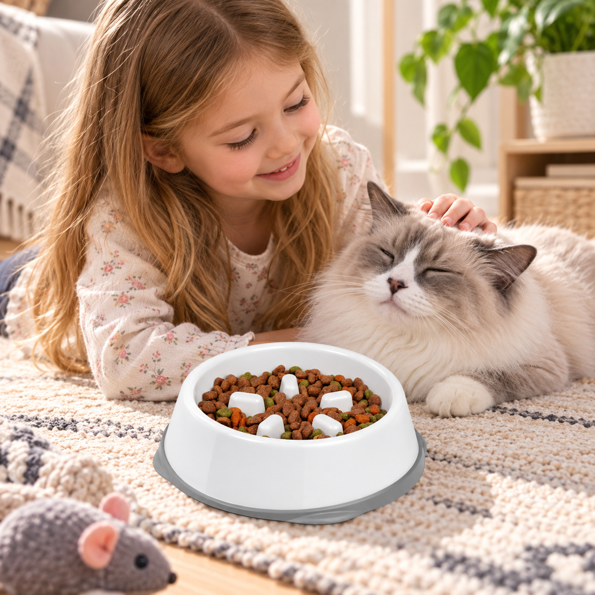 Interactive Slow Feeder Dog Bowl